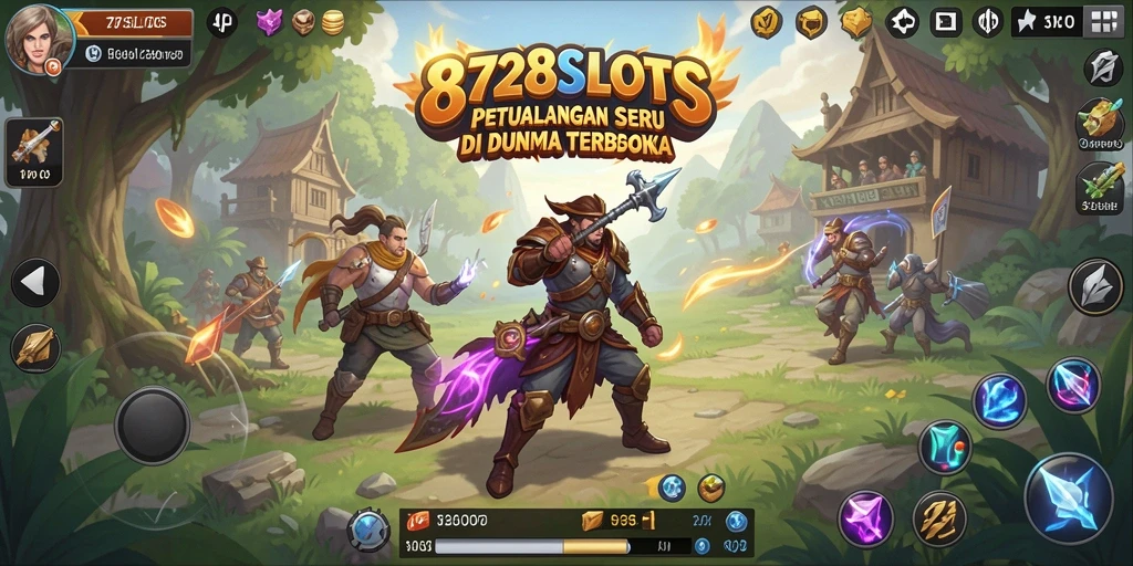 Tampilan gameplay seru dalam dunia Open World yang luas.