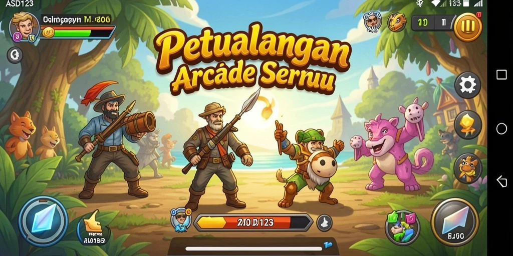 Screenshot gameplay ASD123 menampilkan aksi seru dan grafis yang memukau.