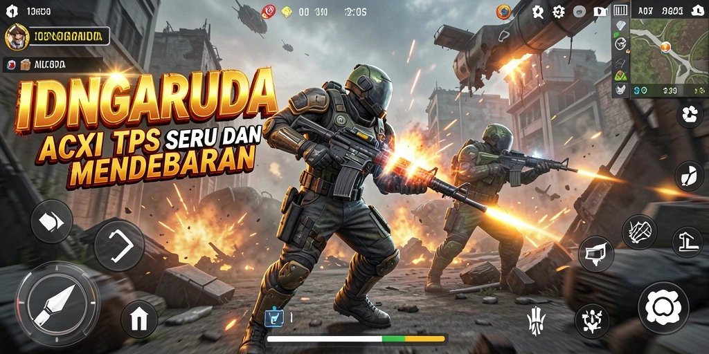 Gameplay seru dalam <strong>IDNGARUDA</strong> yang menguji keterampilan tempur Anda.