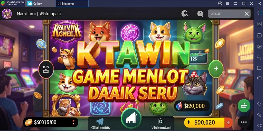 Tangkapan layar menunjukkan gameplay Slot yang mendebarkan di KATAWIN.