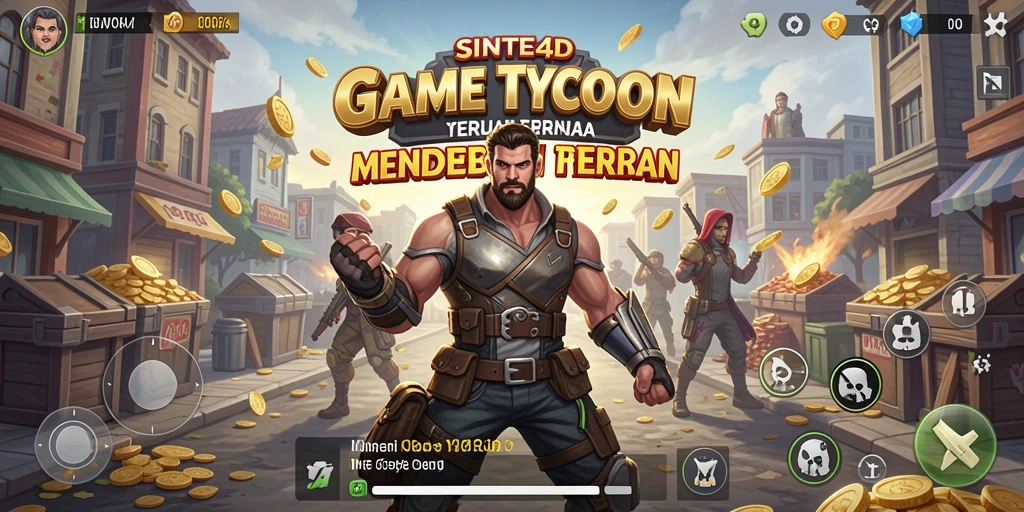 Screenshot gameplay SINTE4D yang menarik dan strategis.